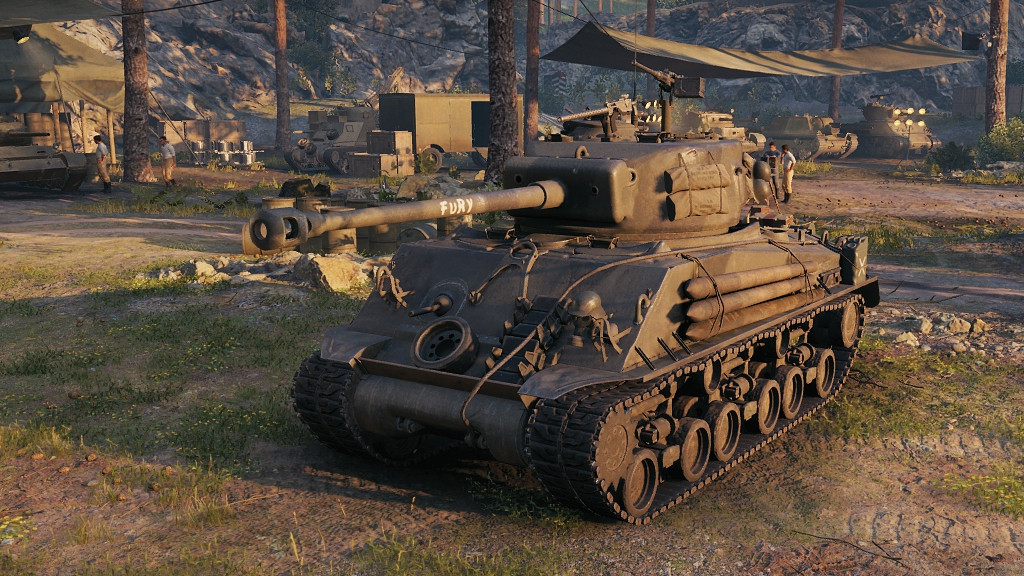 M4a3e8 Fury Tanki S World Of Tanks