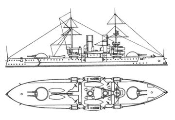 Броненосец князь потемкин таврический чертеж