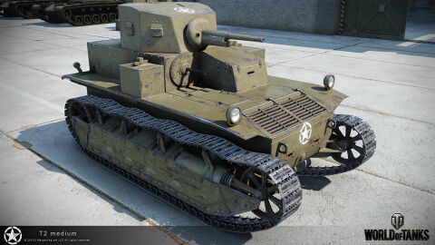 T2 Medium Tank - описание, гайд, вики, секреты среднего танка T2 Medium ...