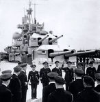 146px Prinz Eugen official surrender Allied Robert Elkins captain HMS Dido Copenhagen May 8 1945